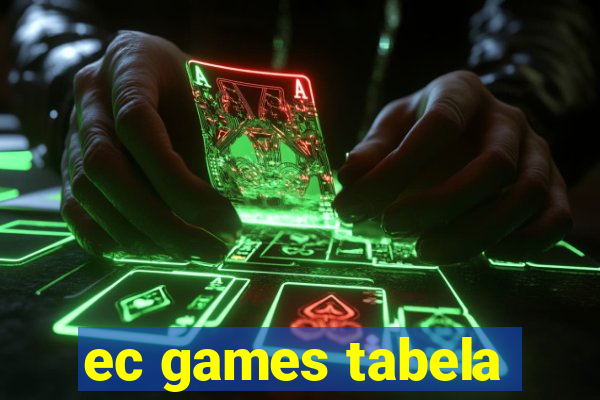 ec games tabela